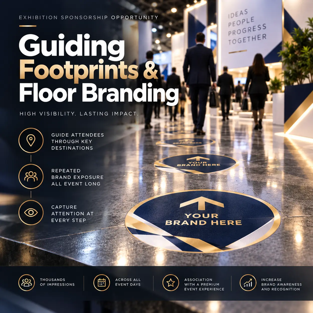Guiding Footprints & Floor Branding sponsorship opportunity