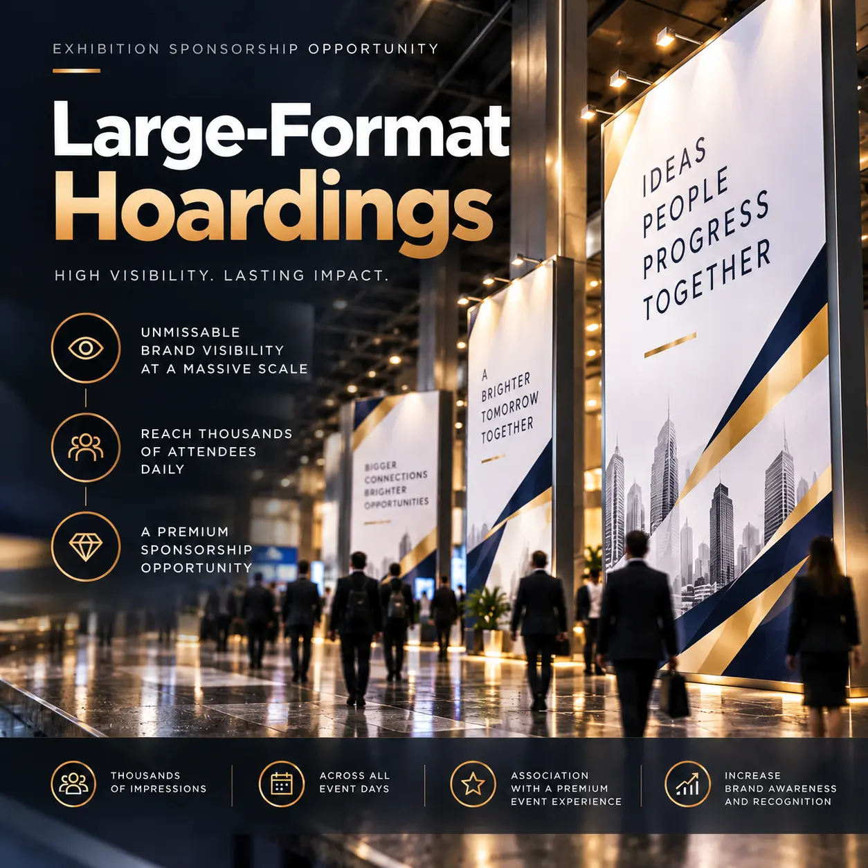 Large-Format Hoardings sponsorship opportunity
