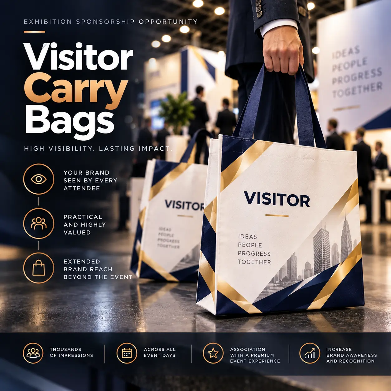 Visitor Carry Bags sponsorship opportunity